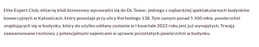 elite expert club katowice dl tower